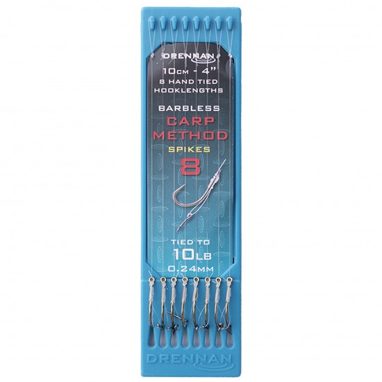 Carlige legate Drennan - Hooklength Plate 4" Carp Method Spike Nr. 8 Carlige legate Drennan - Hooklength Plate 4" Carp Method Spike Nr. 8
